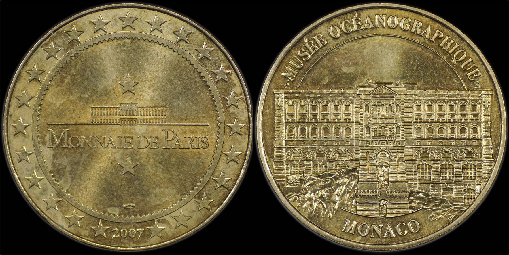 Monnaie de Paris - Musée Océanographique Monaco 2007 token.jpg