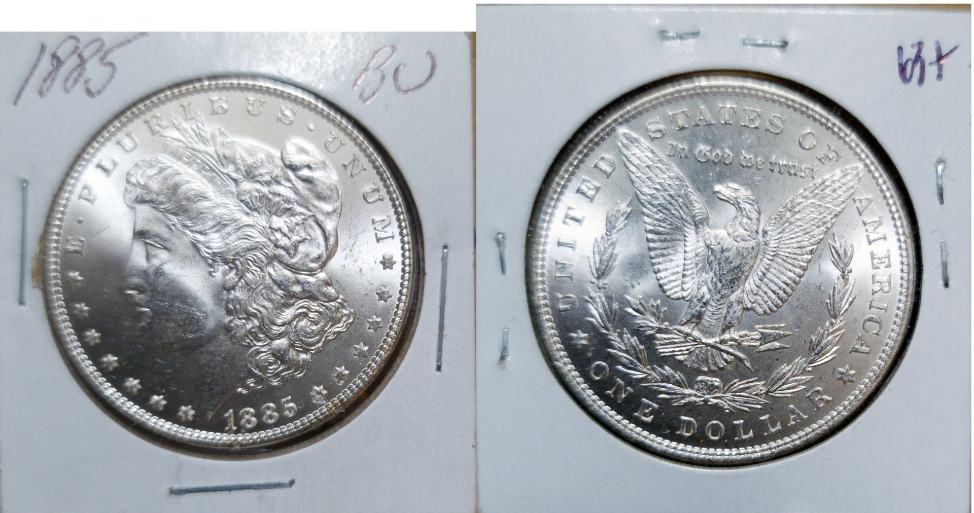 MOrgan 1885 dollar MS 63 from coin shop - quick pic.jpg