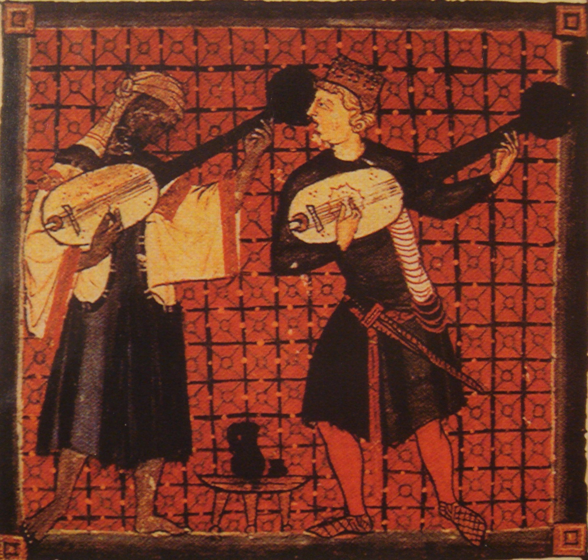 Morgan Bible, Moors, Moor and Frank, music, Alfonso X.jpg
