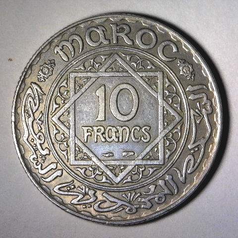 Morroco 1933 10 Francs obverse 40pct.jpg