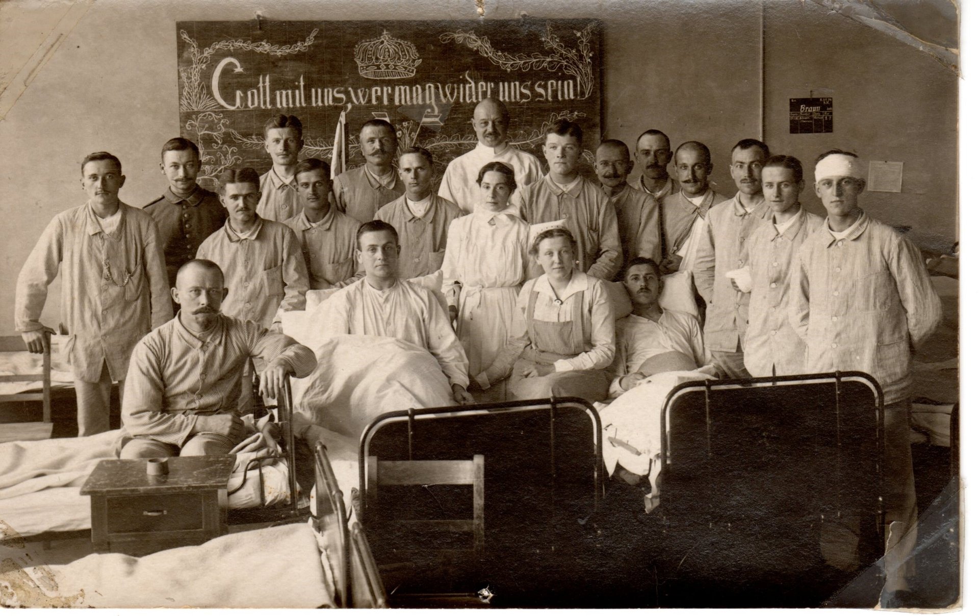 Mosevius, Ernst 1916 after he was wounded in Battle of Verdun.jpg