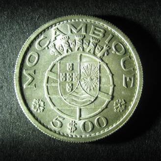 Mozambique 5 Escudos 1960 obverse.JPG