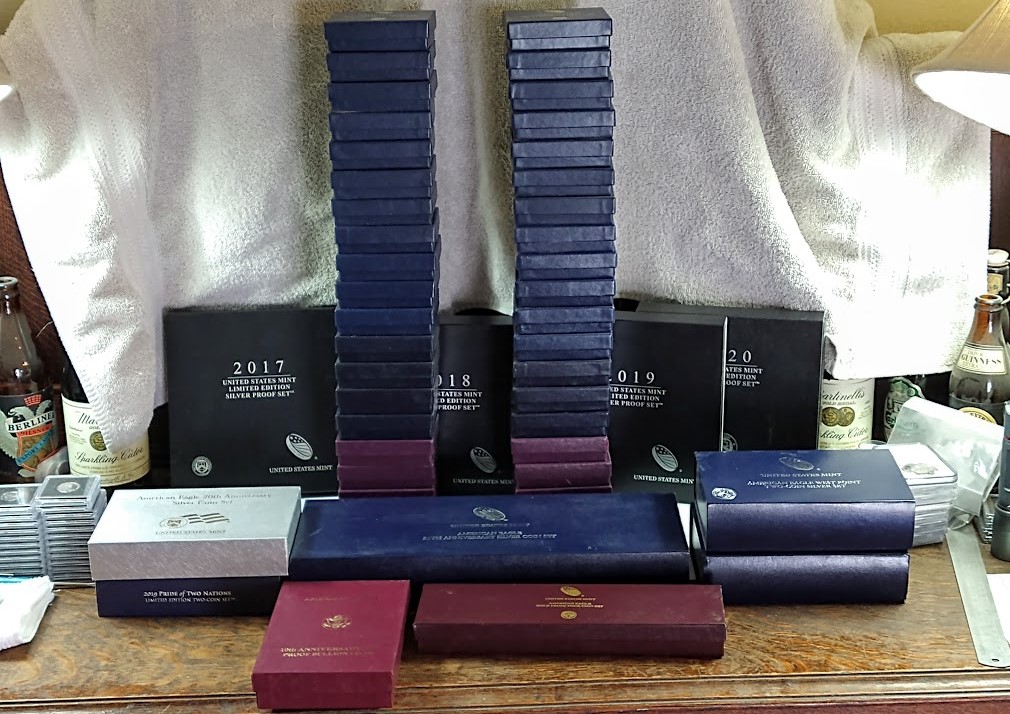 My eagle collection still in boxes.jpg