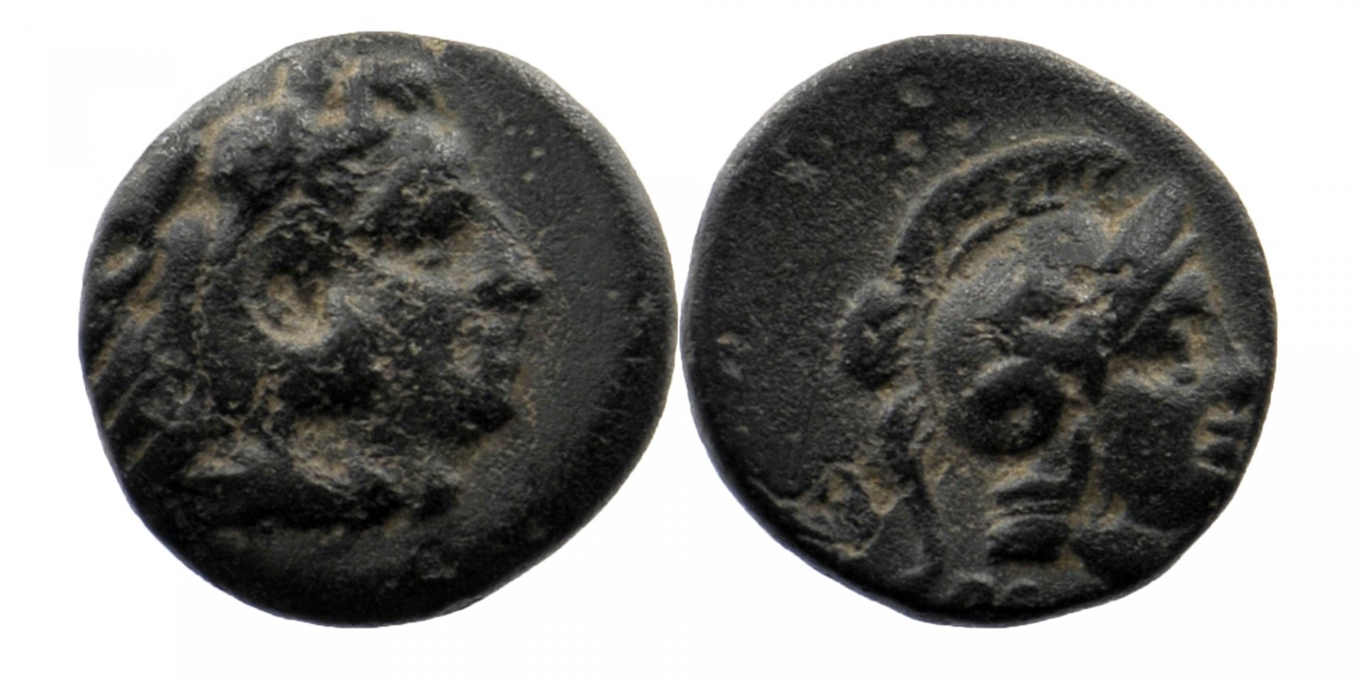Mysia Pergamon AE (Enlarged) Herakles - Athena (ex Themis 6, Lot 78).jpg