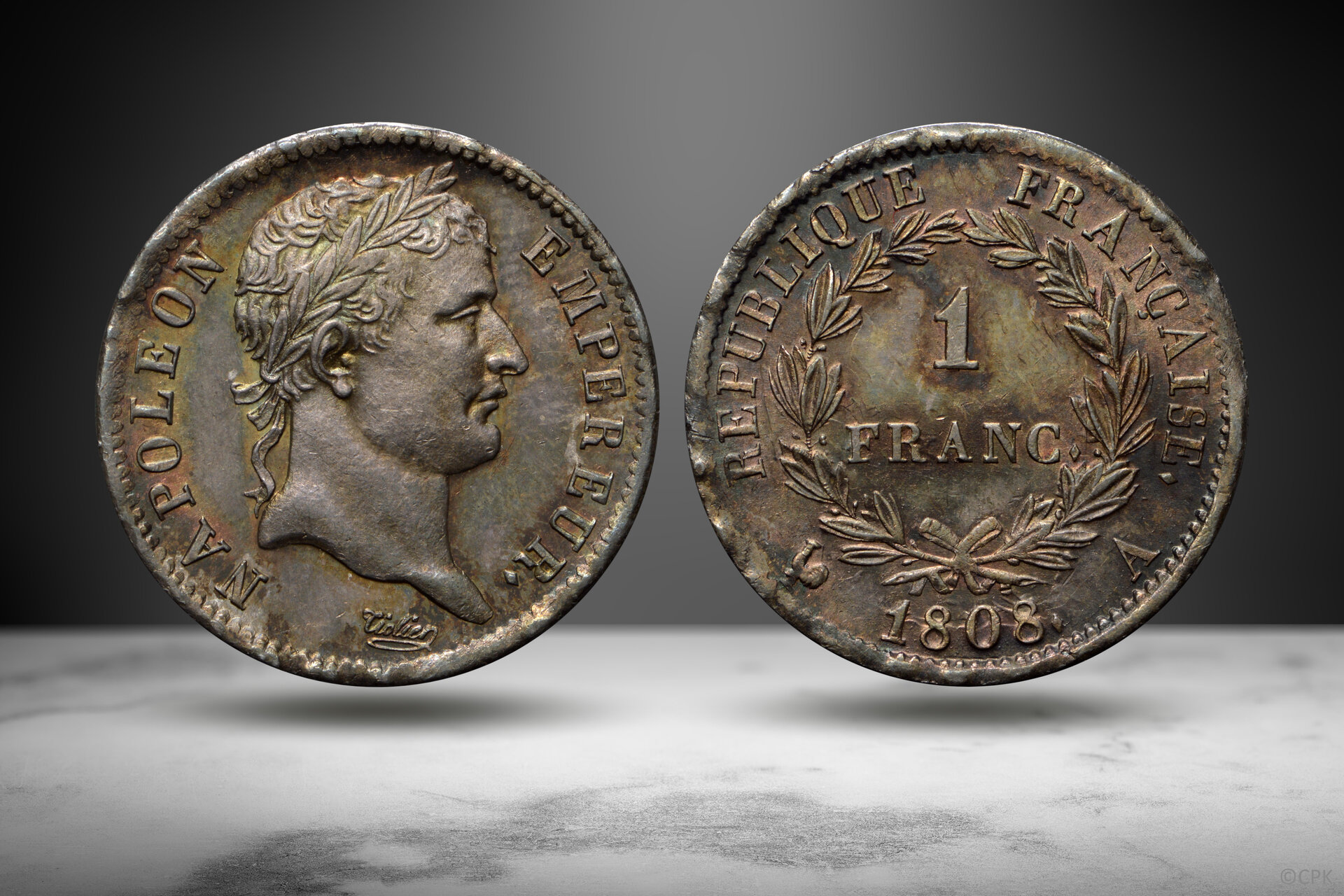 Napoleon 1808 AR franc.jpg