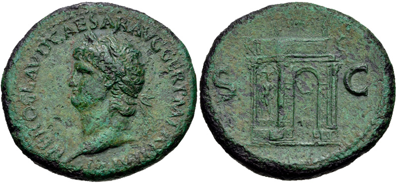 Nero. AD 54-68. Æ Sestertius (35.4mm, 25.29 g, 6h). Rome mint. Struck circa AD 64.  302.jpg