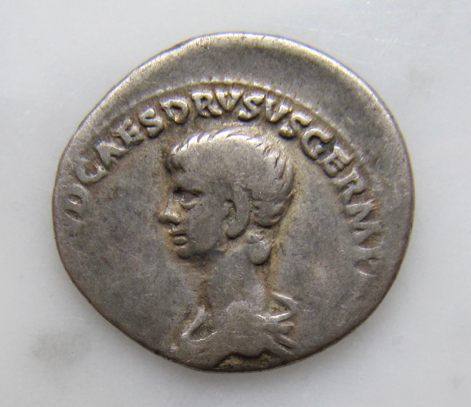 Nero as caesar denarius-tripod-Obv - 1.jpg