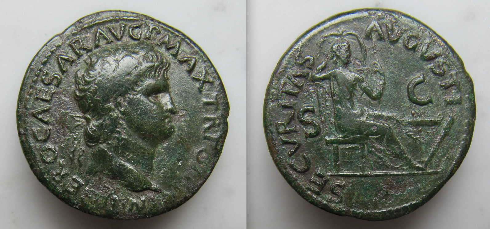 Nero as or dupondius SECURITAS - OBV - REV - 2024 .png