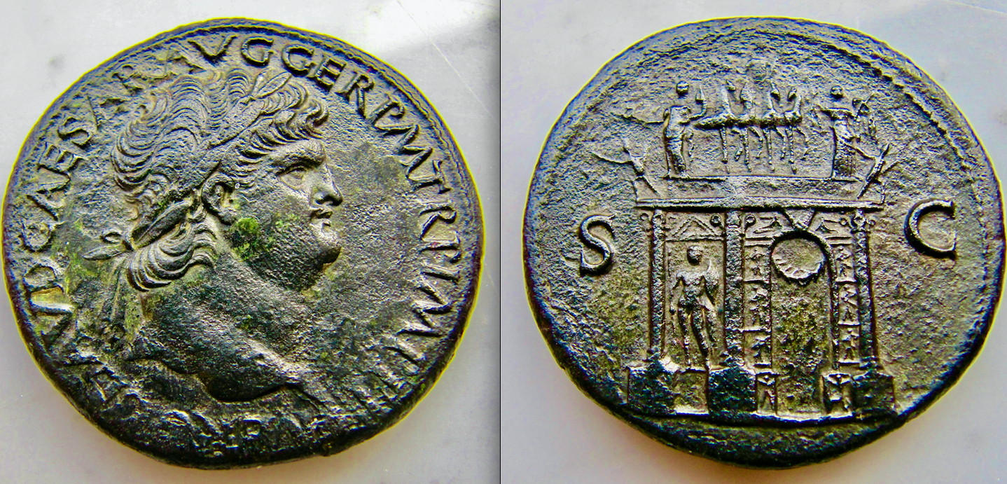 Nero sestertius ARCH - OBV:REV - GP+ - 2021.png