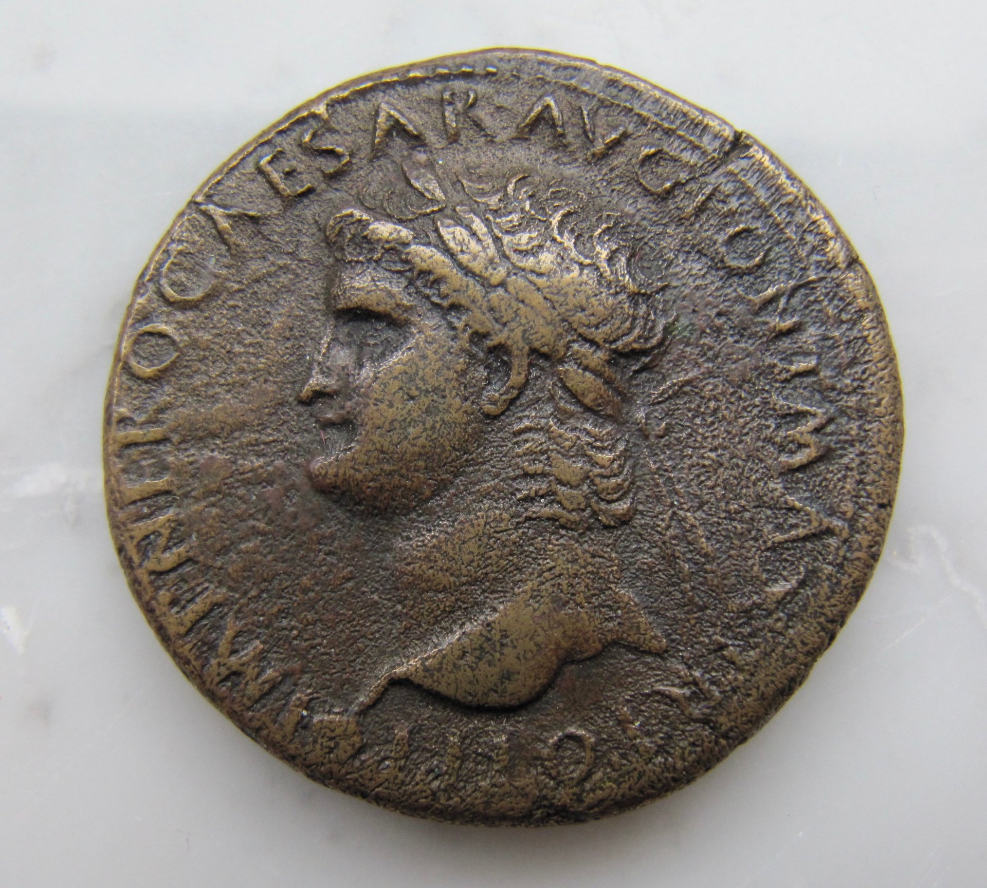 Nero Sestertius Roma Seated-Obv - 1.jpg