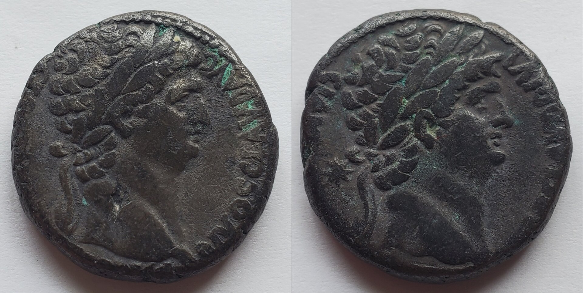 Nero with Divus Claudius tetradrachm antioch.jpg