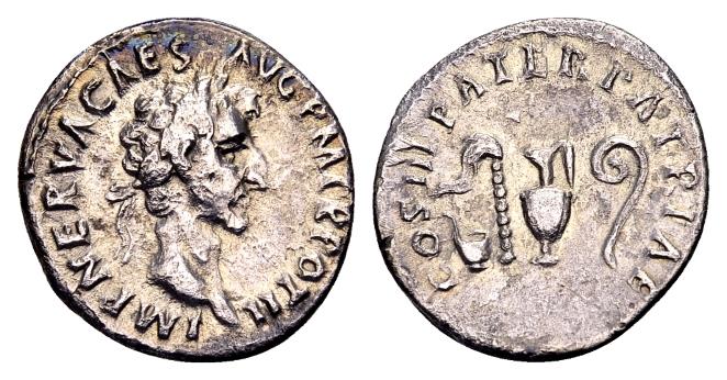 Nerva AD 96-98, AR Denarius (17mm, 2.88 gram) Rome 97-98.jpg