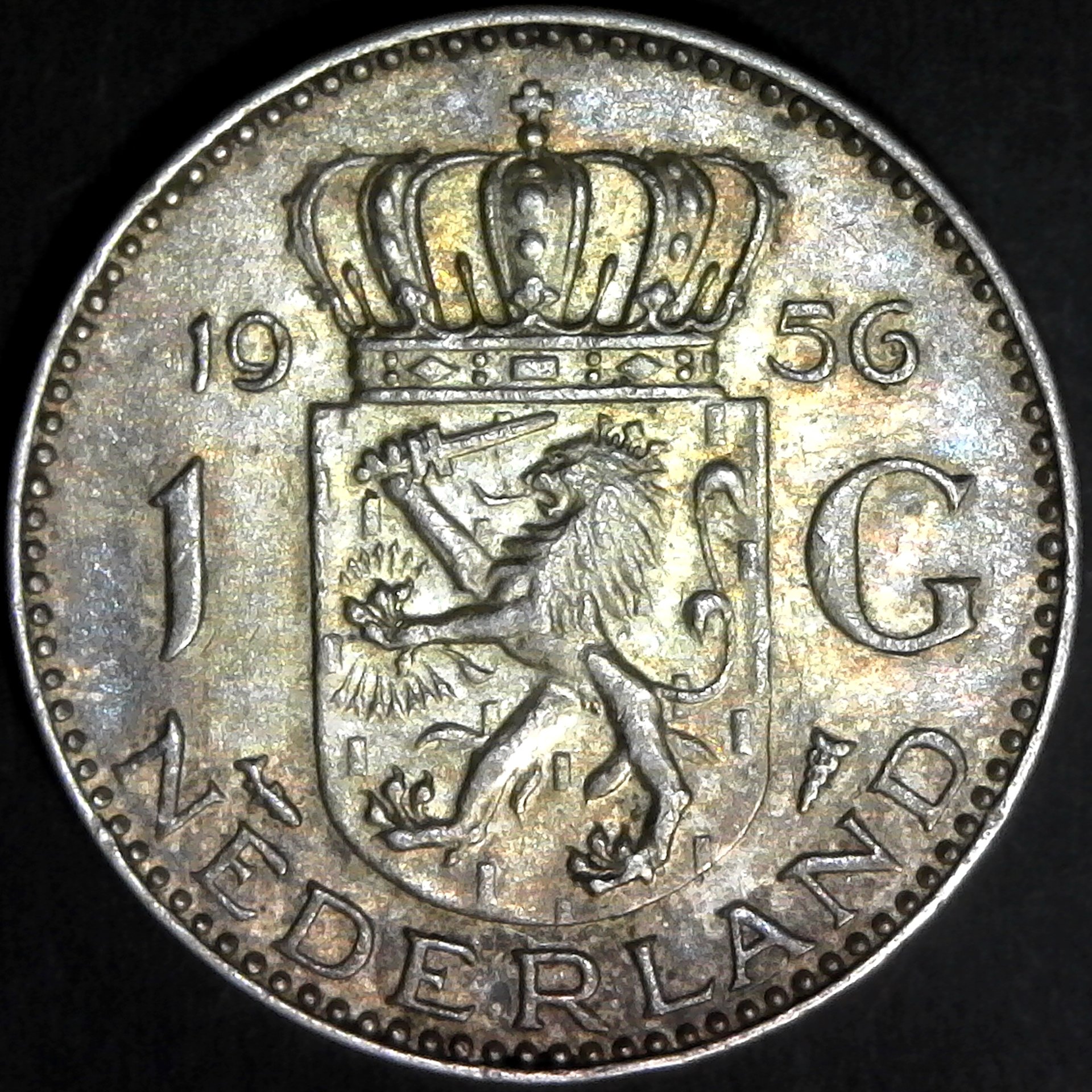 Netherlands 1 Gulden 1956 rev.jpg