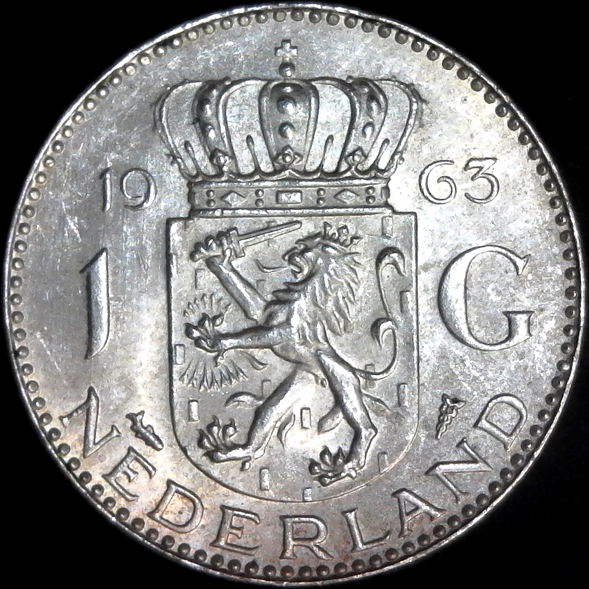 Netherlands 1 Gulden 1963 rev.jpg