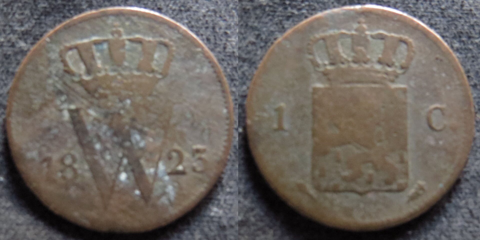 Netherlands 1823 1 Cent Willem I.jpg