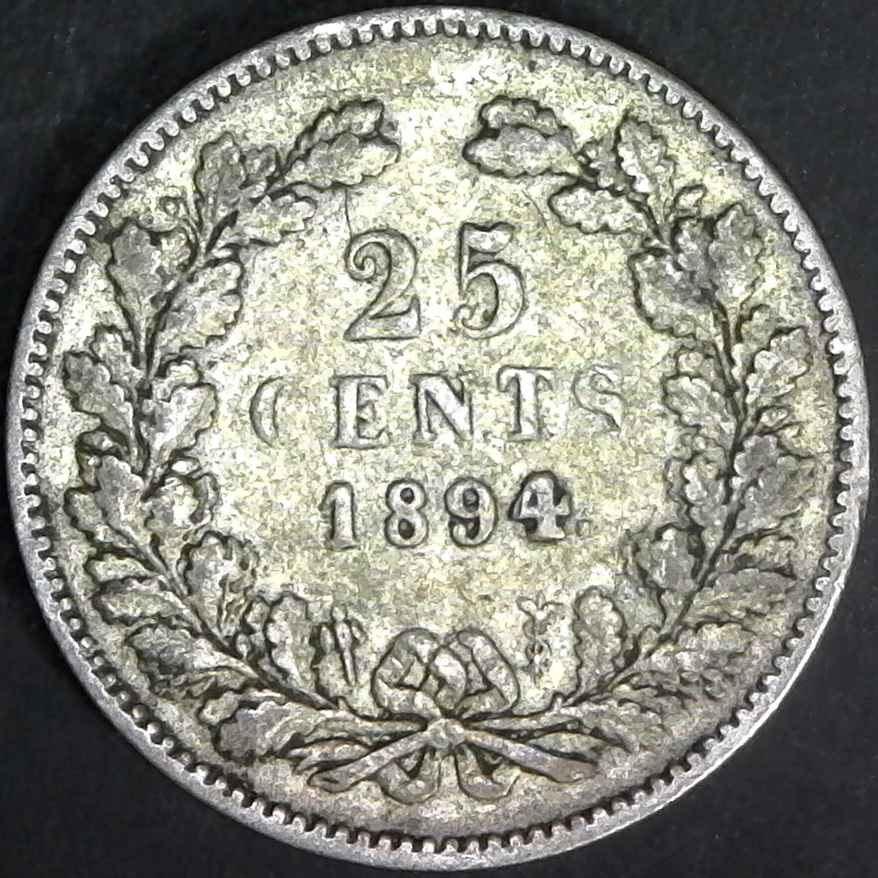Netherlands 25 Cents 1894 rev.jpg
