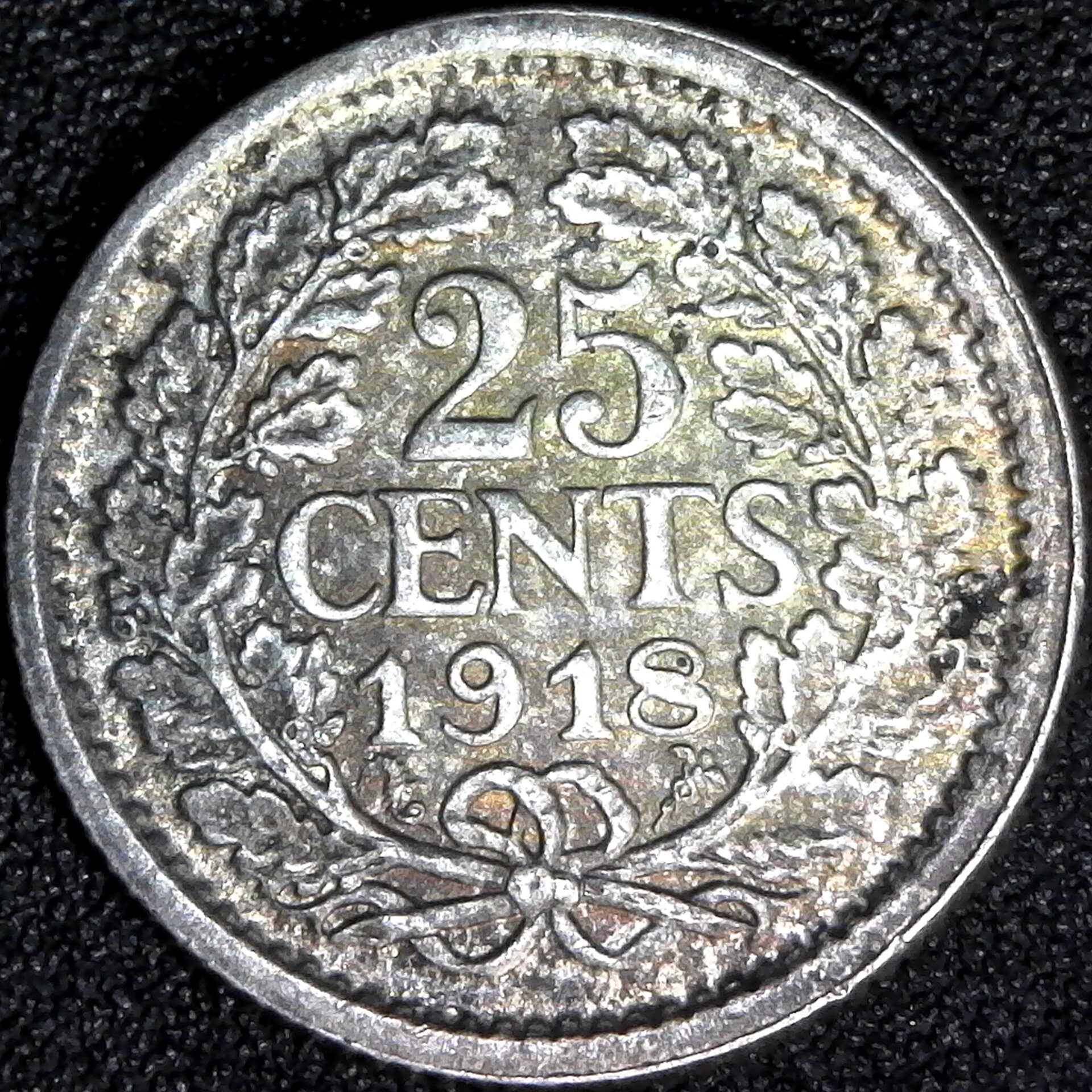 Netherlands 25 cents 1918 rev.jpg