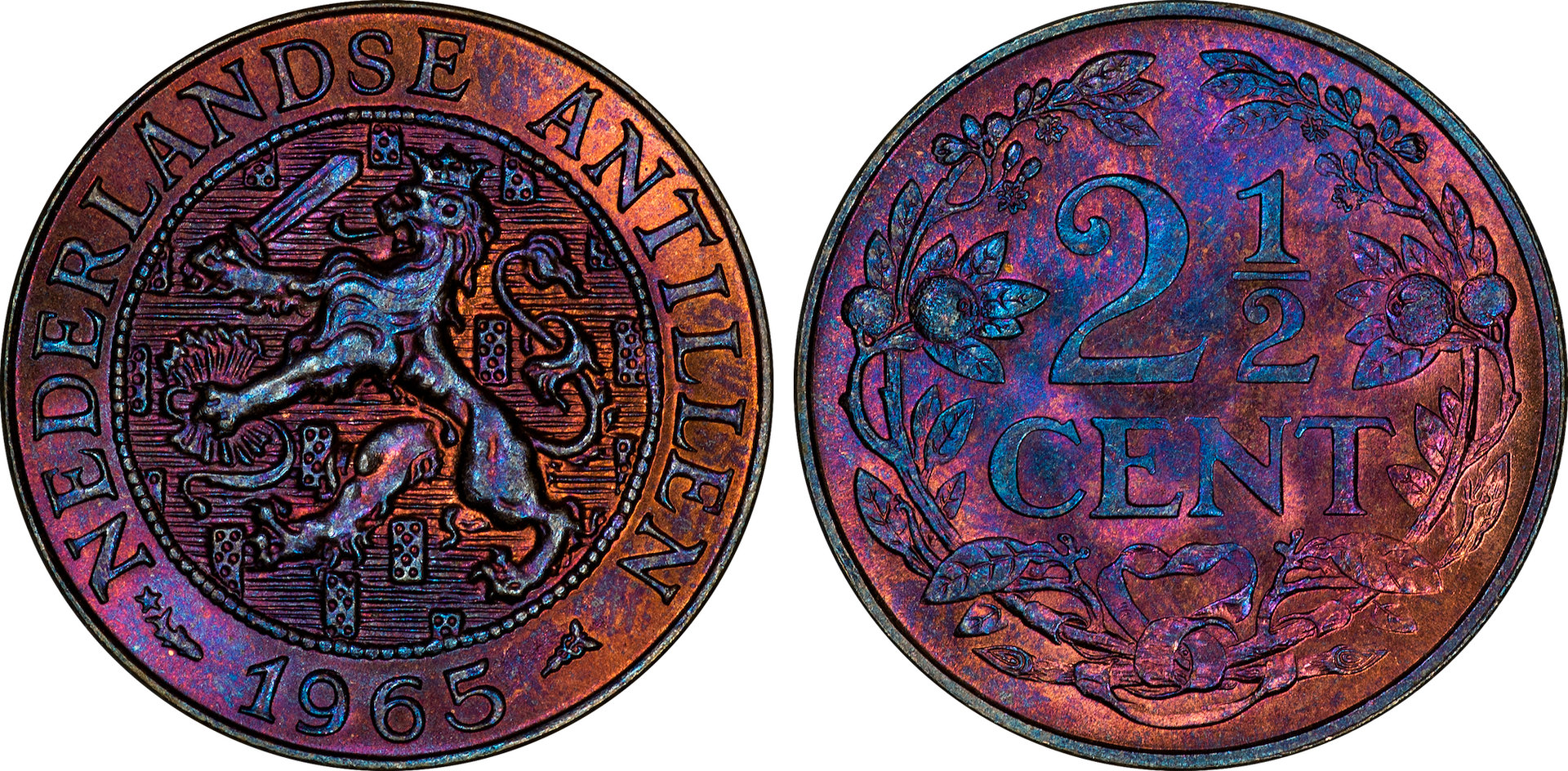 Netherlands Antilles - 1965 (fish and star) 2.5 Cents.jpg