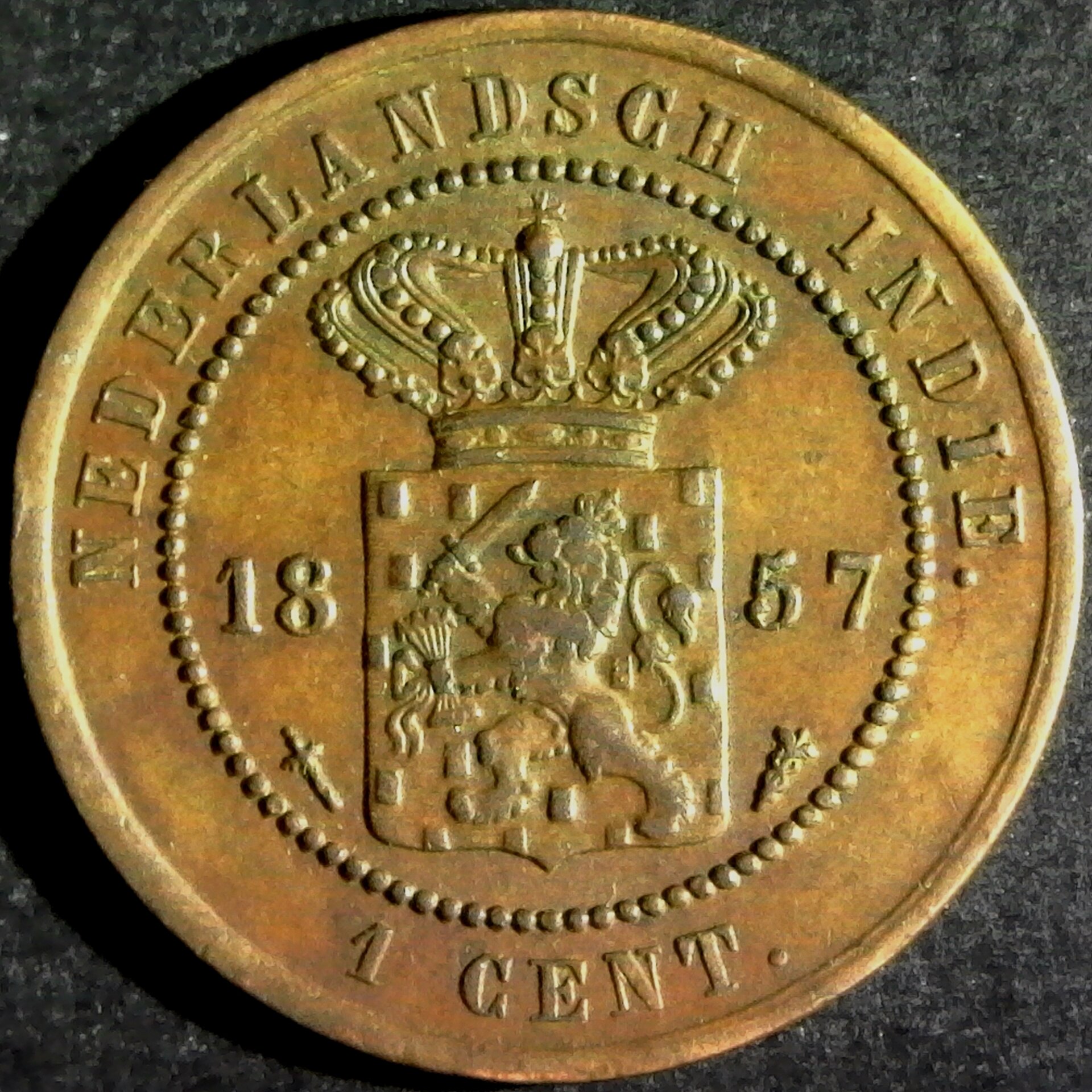 Netherlands East Indies 1 Cent 1857 obv.jpg