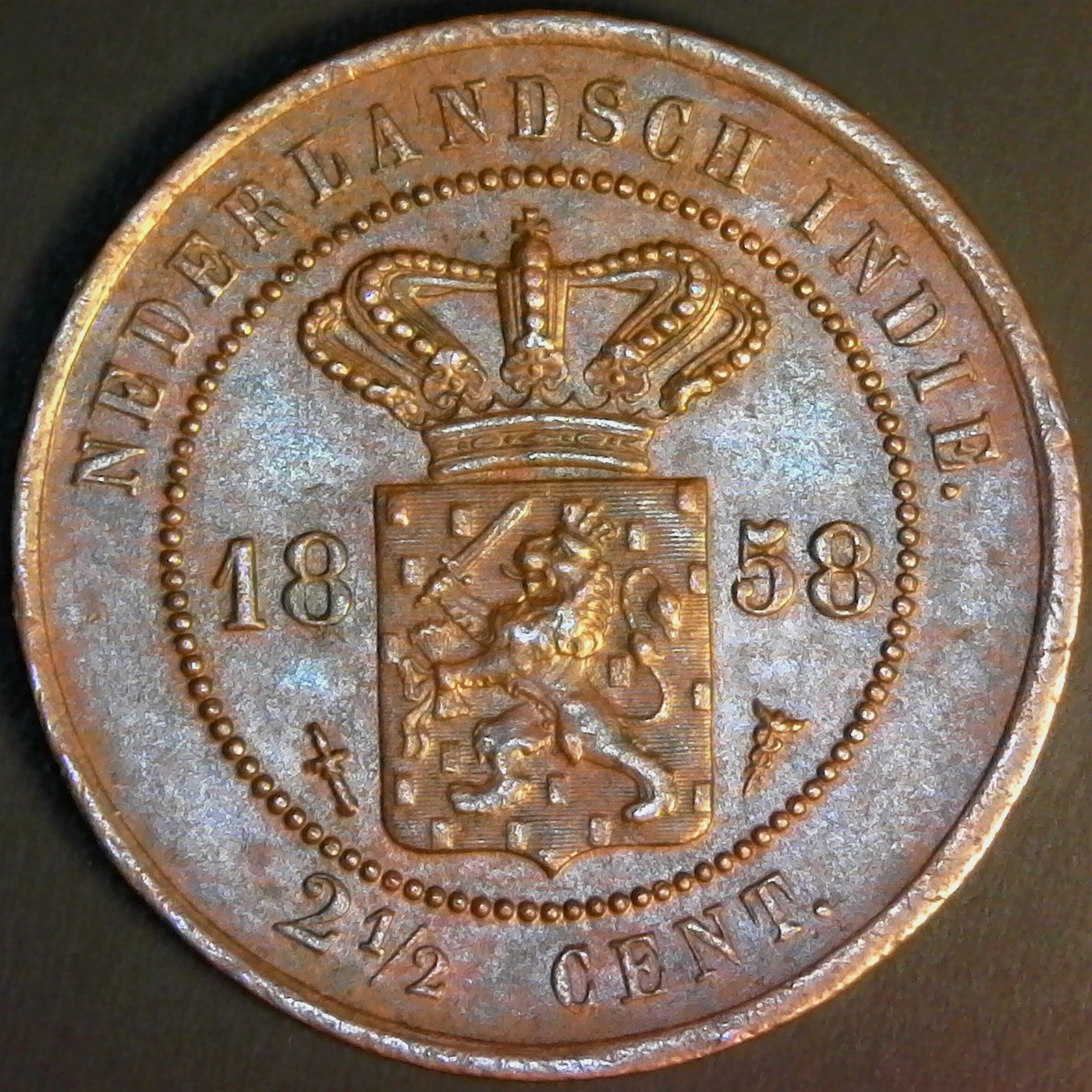 Netherlands East Indies 2.5 Cents 1858 obv.jpg