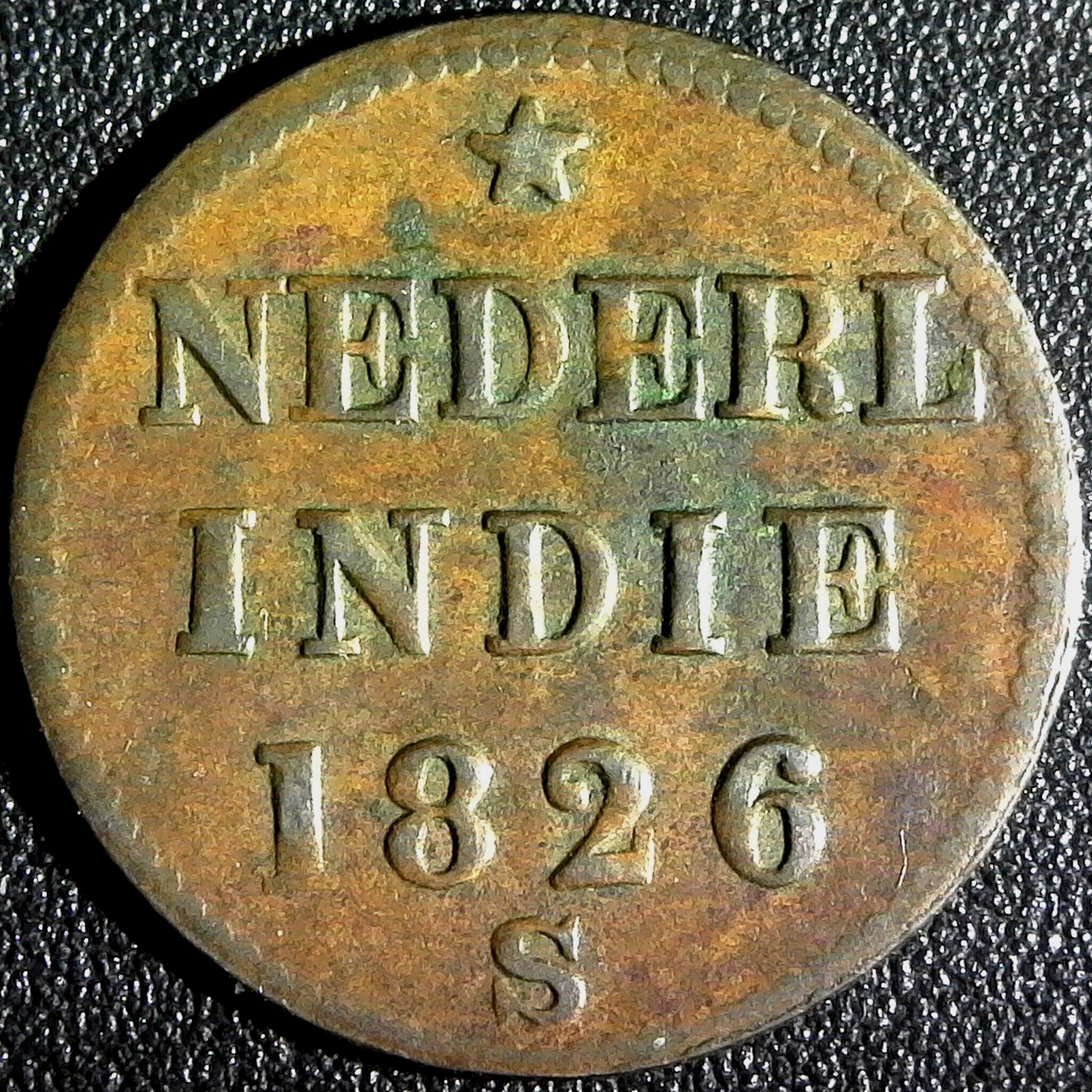 Netherlands East Indies Quarter St 1826S  rev.jpg