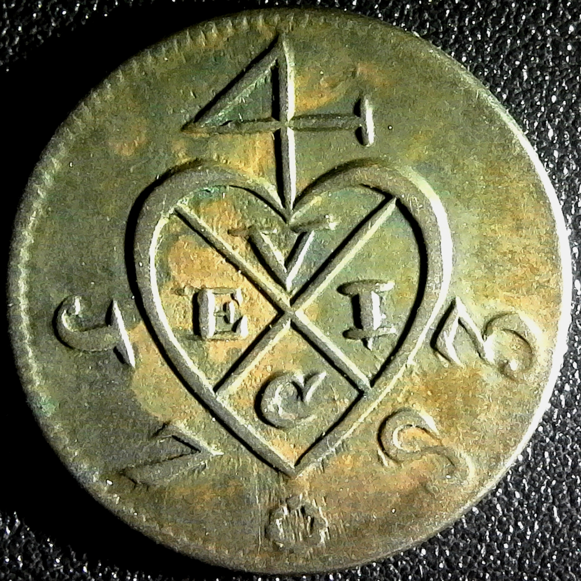 Netherlands East Indies Sumatra British United East India Company 2 Kepings 1783 KM256 obv A.jpg