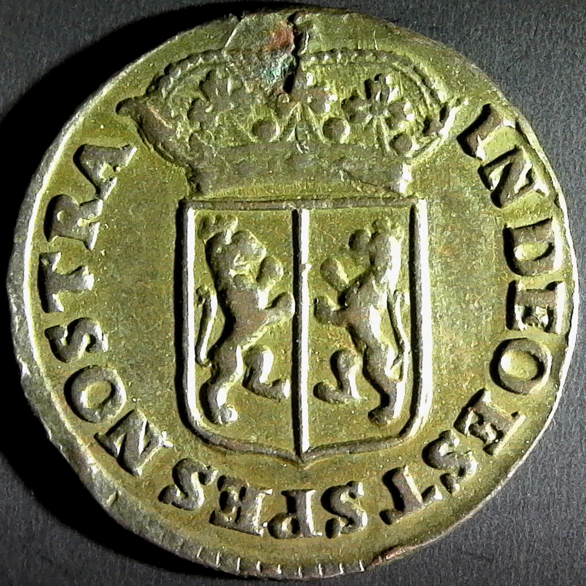 Netherlands GELDERLAND -  1 DUIT, 1763, KM# 93 rev.jpg