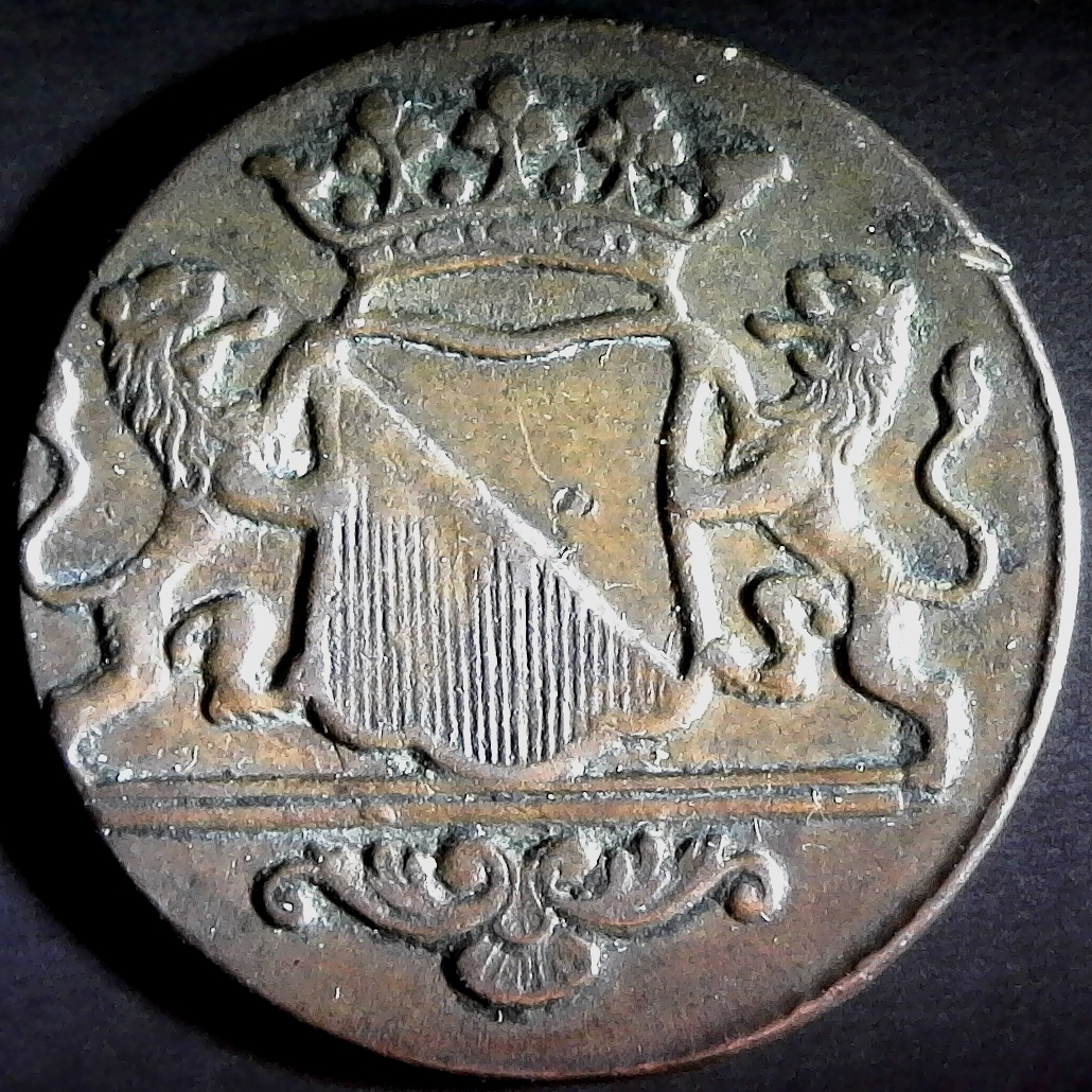 Netherlands Utrecht Province Duit 1785 rev.jpg