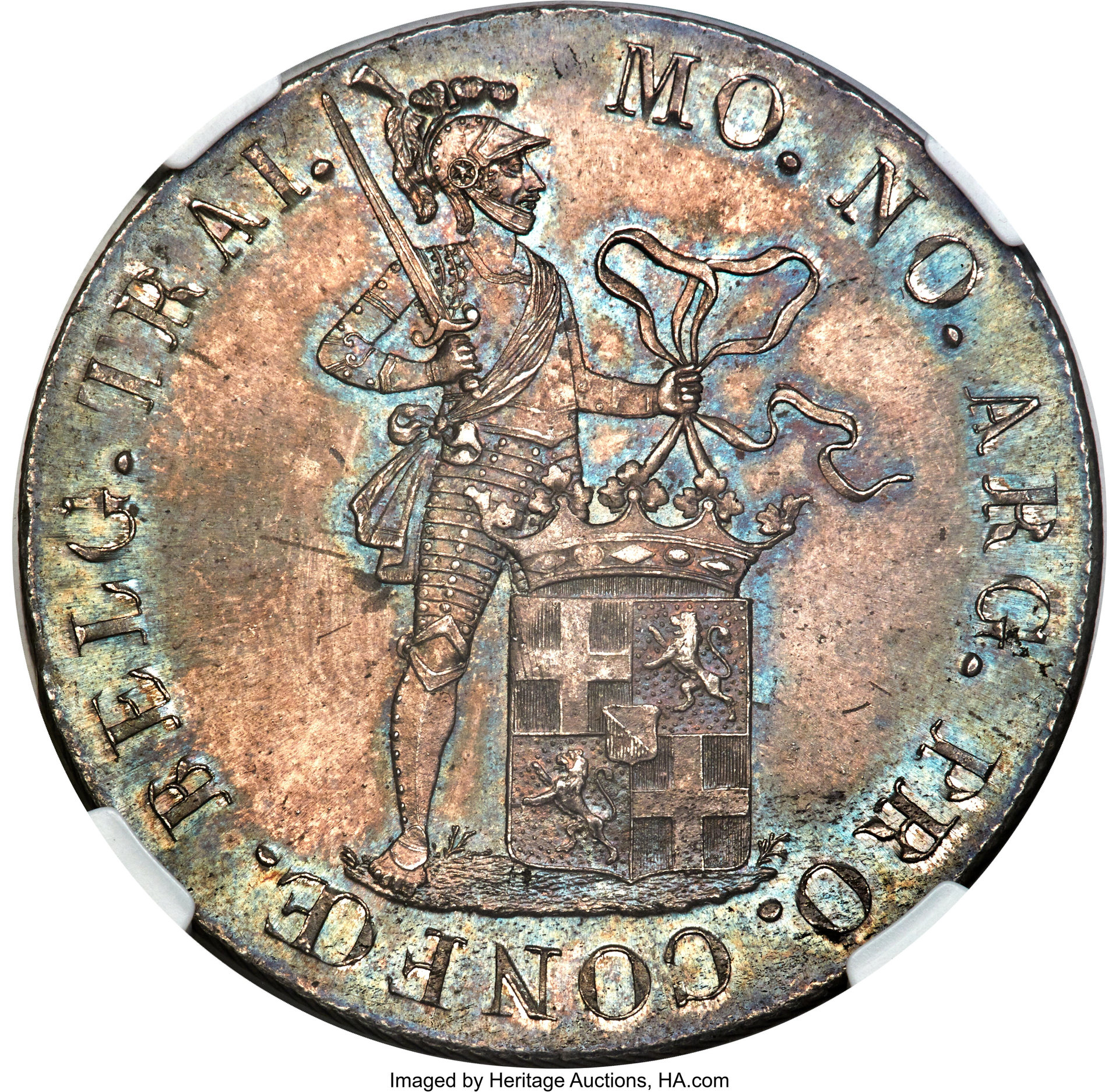 Netherlands, Willem I Rijksdaalder 1816-B MS66 NGC_LF_01.jpg