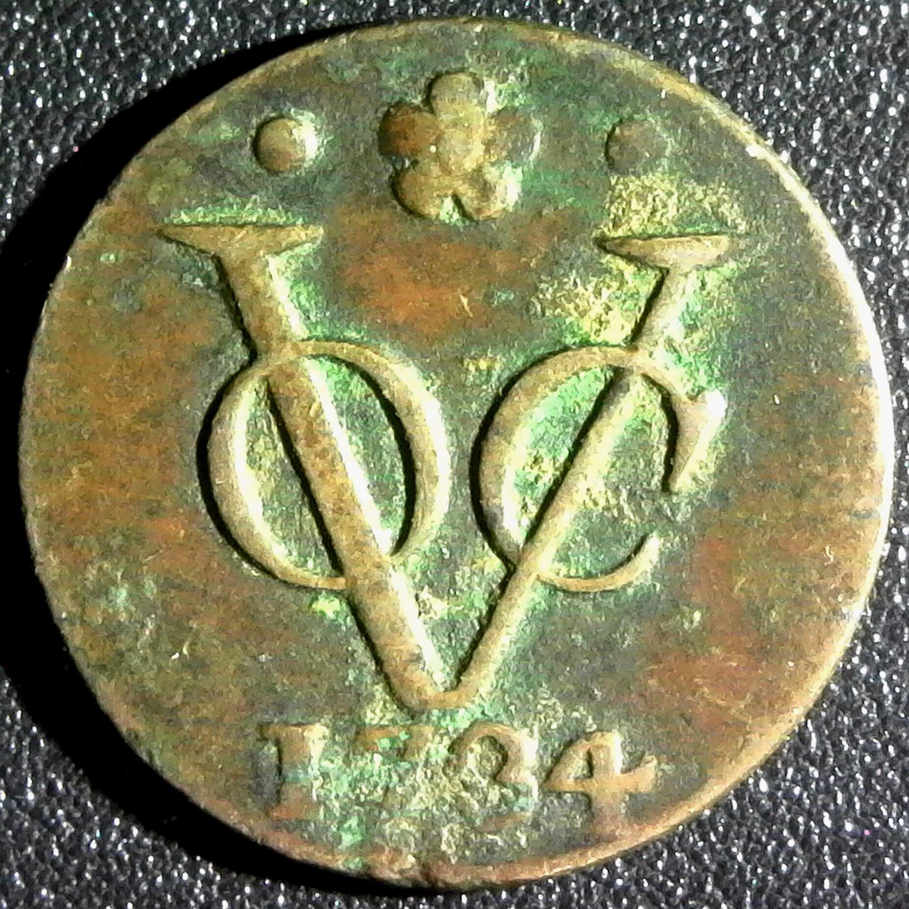 Netherlans East Indies; Duit 1734 - Holland Arms - KM#70 rev B.jpg