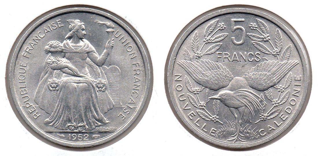 New Caledonia - 5 Francs - 1952.jpg