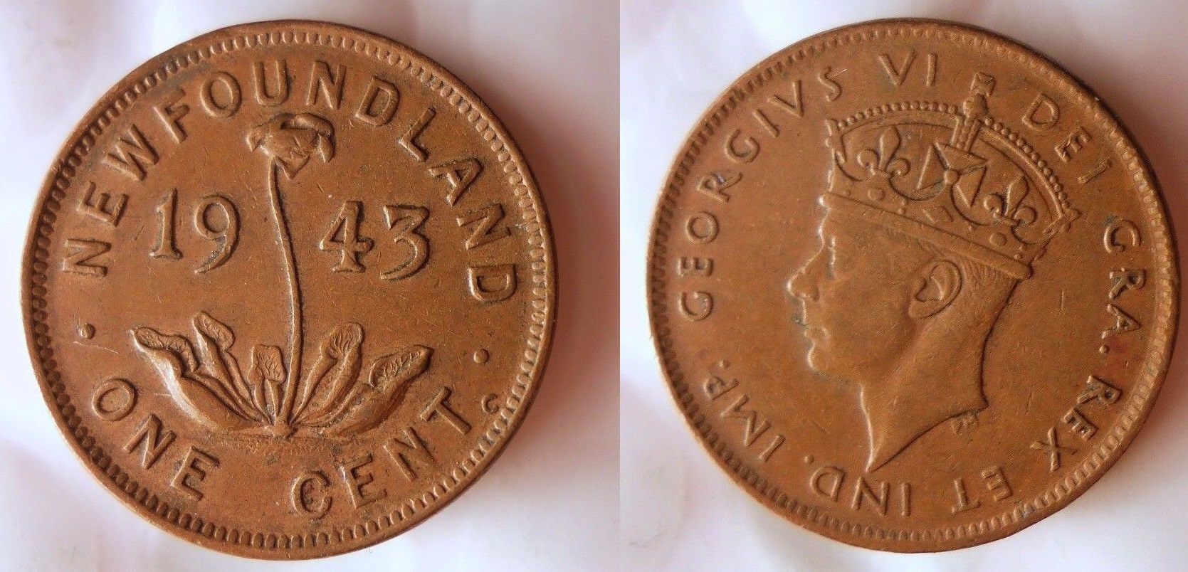 Newfoundland 1943 Cent  Au  Low Mintage.jpg