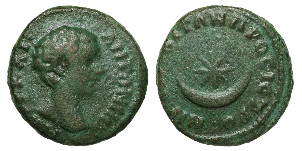 Nicopolis ad Istrum - Caracalla Star & Crescent Moush 1118 - FORVM pic.jpg