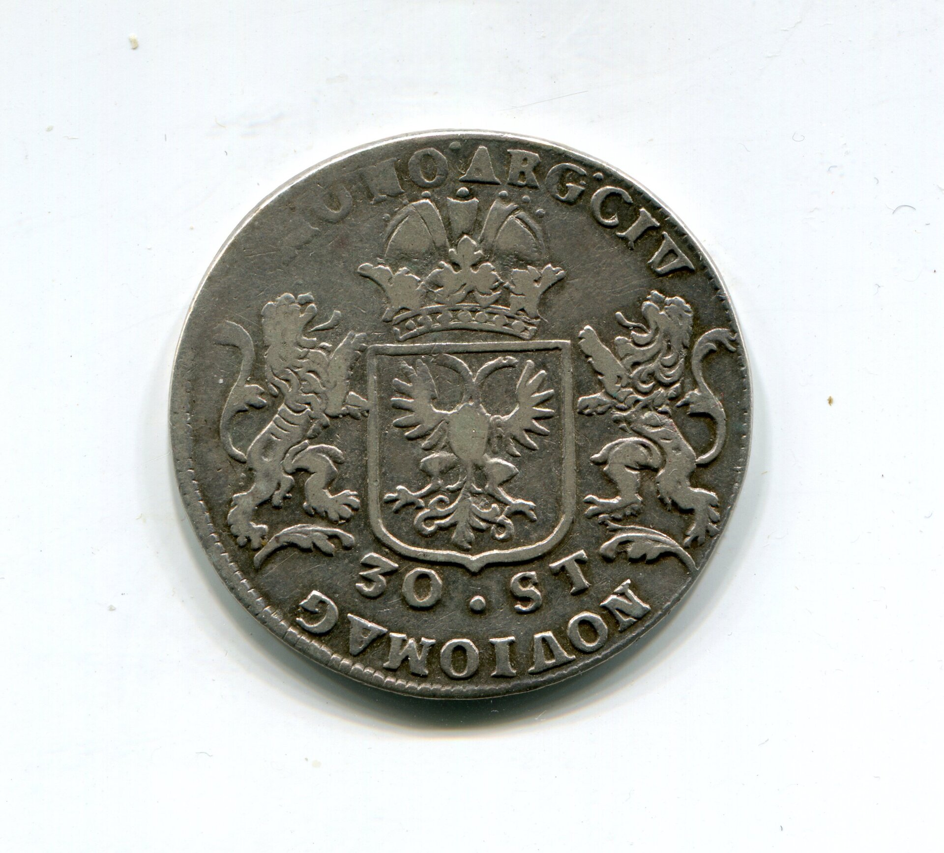 Nijmegen Daalder of 30 St 1689 LD obv 022.jpg