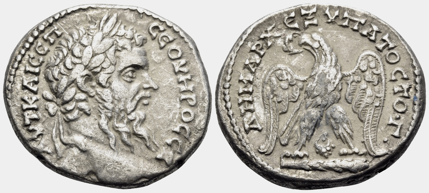 Nomos AG Obolos 22 Lot 576 Septimius Severus Tyre tetradrachm Prieur 1533 jpg.jpg
