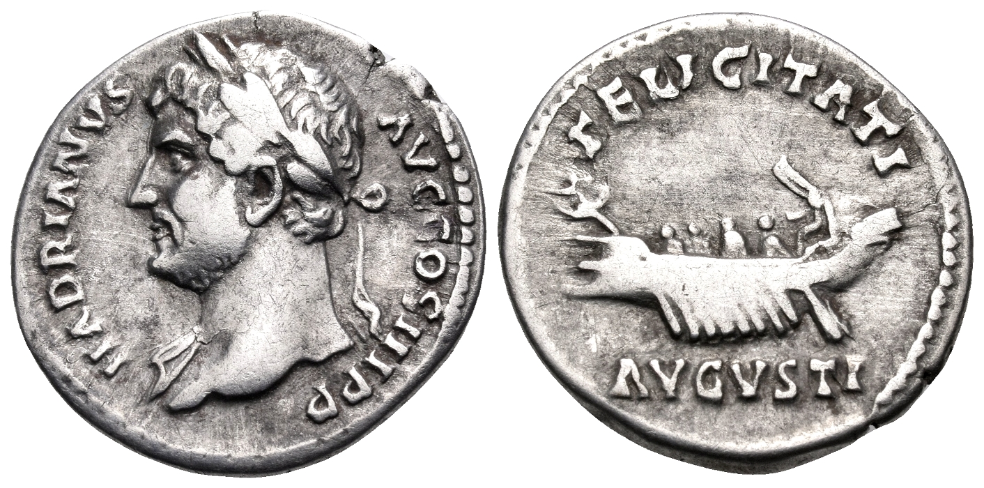 Nomos AG Obolos 22 Lot 602 Hadrian denarius - galley jpg.jpg