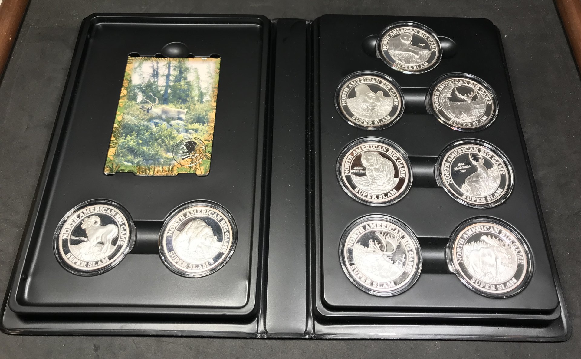 North American Big Game Super Slam Set - Folder 1 Coins.JPG