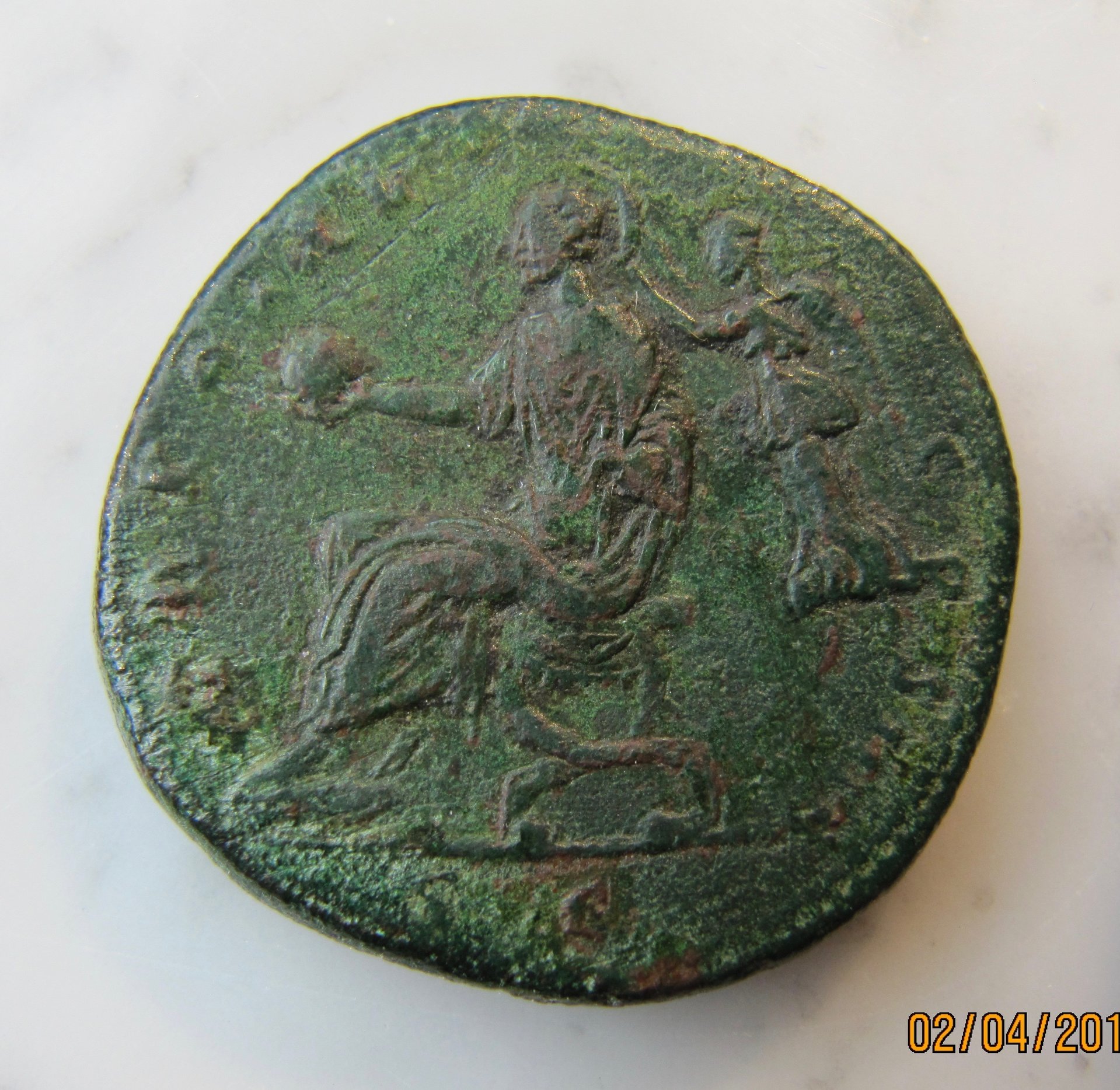 ntoninus Pius Sestertius-Pius seated victoria-Rev - 1.jpg