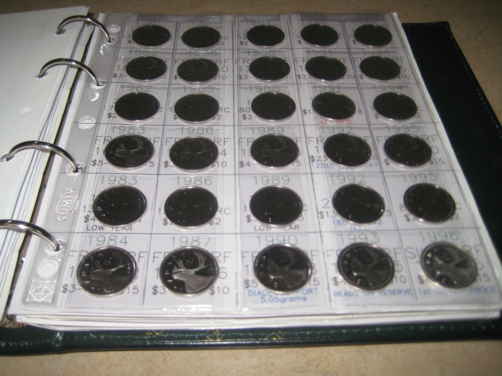 Number 6 Canada Quarters.JPG