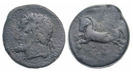 Numidia - Massinissa Left 203-148 BCE Leaping Horse - thicker face.JPG