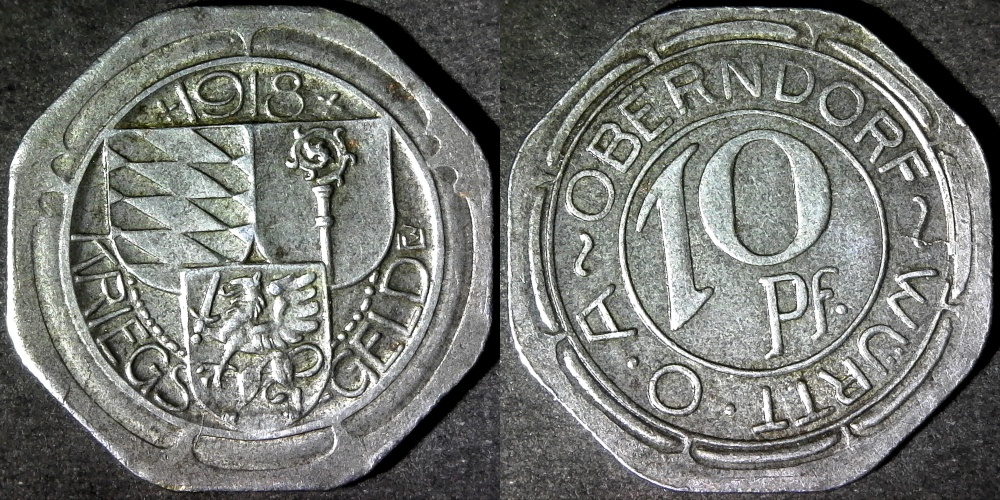 Oberndorf 10 Pf 1918 rev-side.jpg