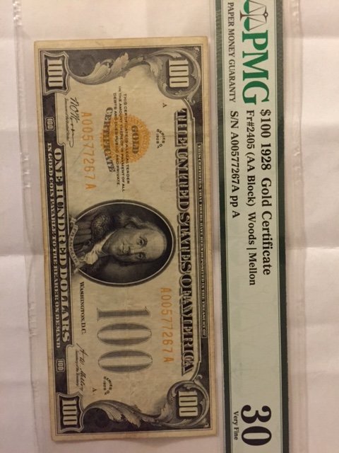 Obverse graded $100 Gold Cert PMG VF30.JPG
