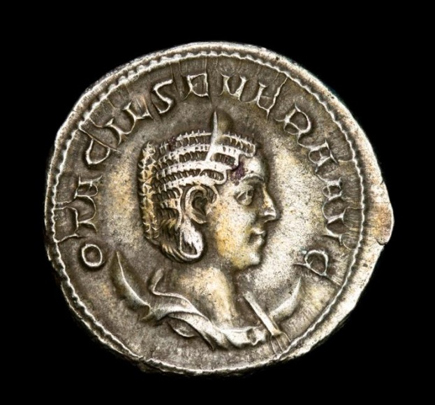 Obverse image only, Otacilia Severa antoninianus hippo reverse - jpg version.jpg