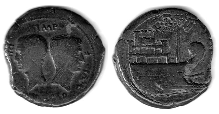Octavian & Divus Julius Caesa struck in Gaul.png