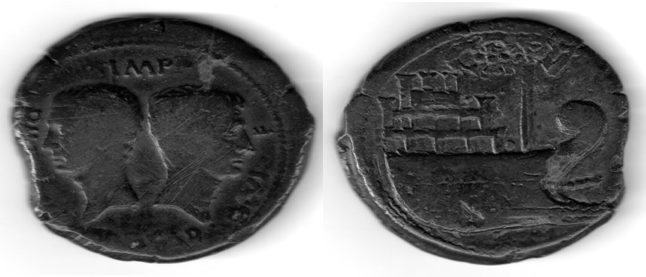 Octavian & Divus Julius Caesar quinquereme.png