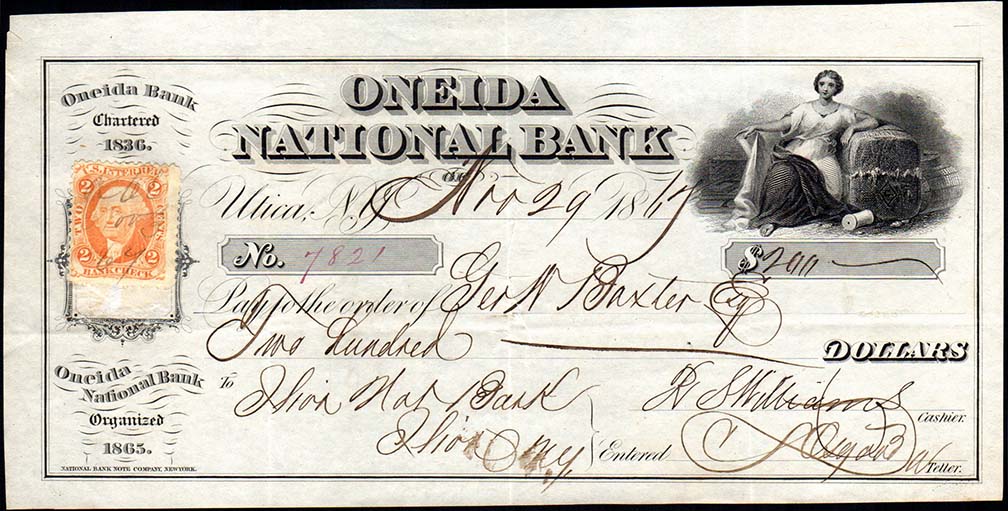 Oneida Nat. Bank 1867 check.jpg