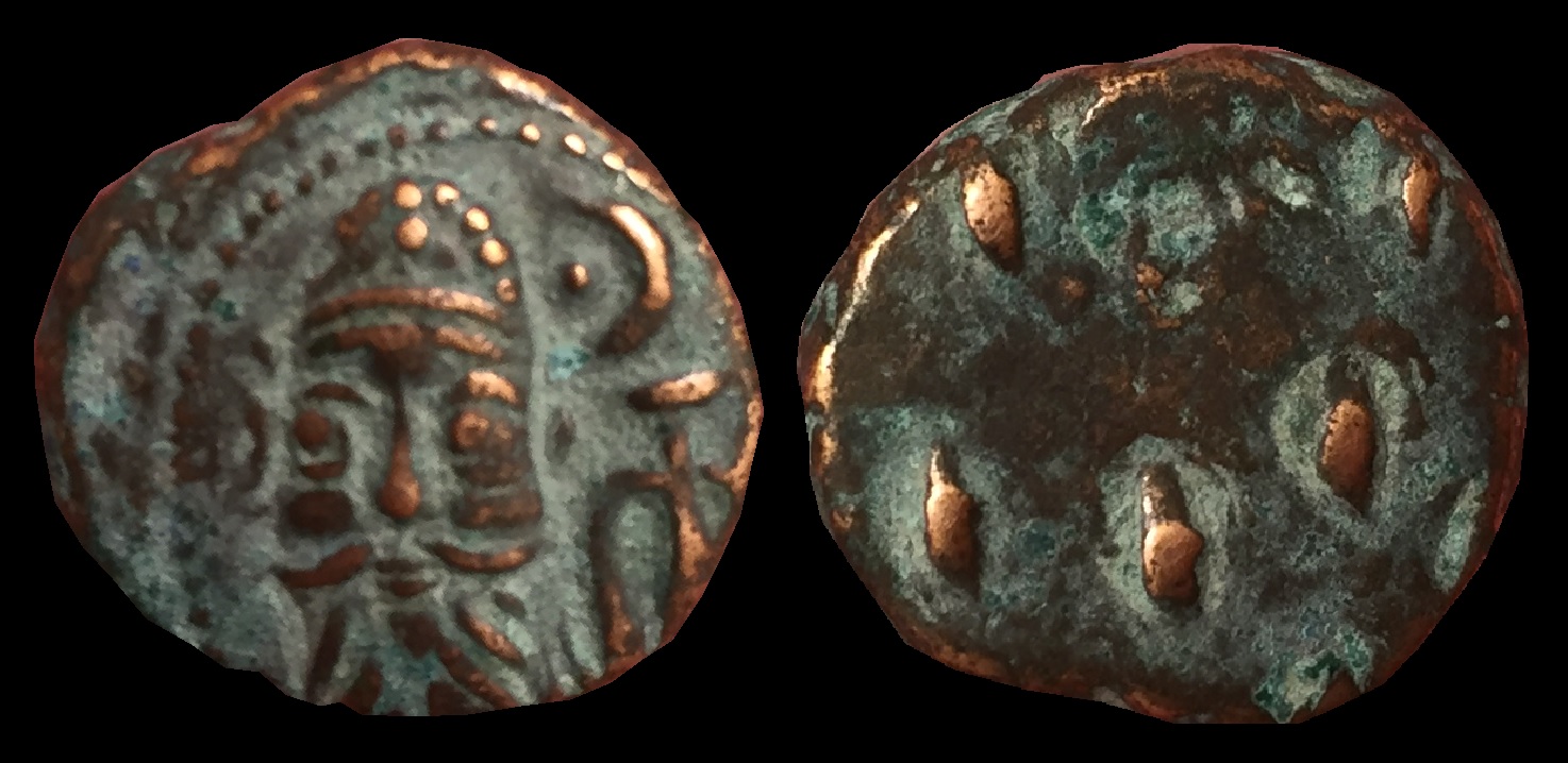Orodes II, Æ Drachm, 2nd cent AD, GIC-5905, Facg bust with anchor etcdashes.jpg