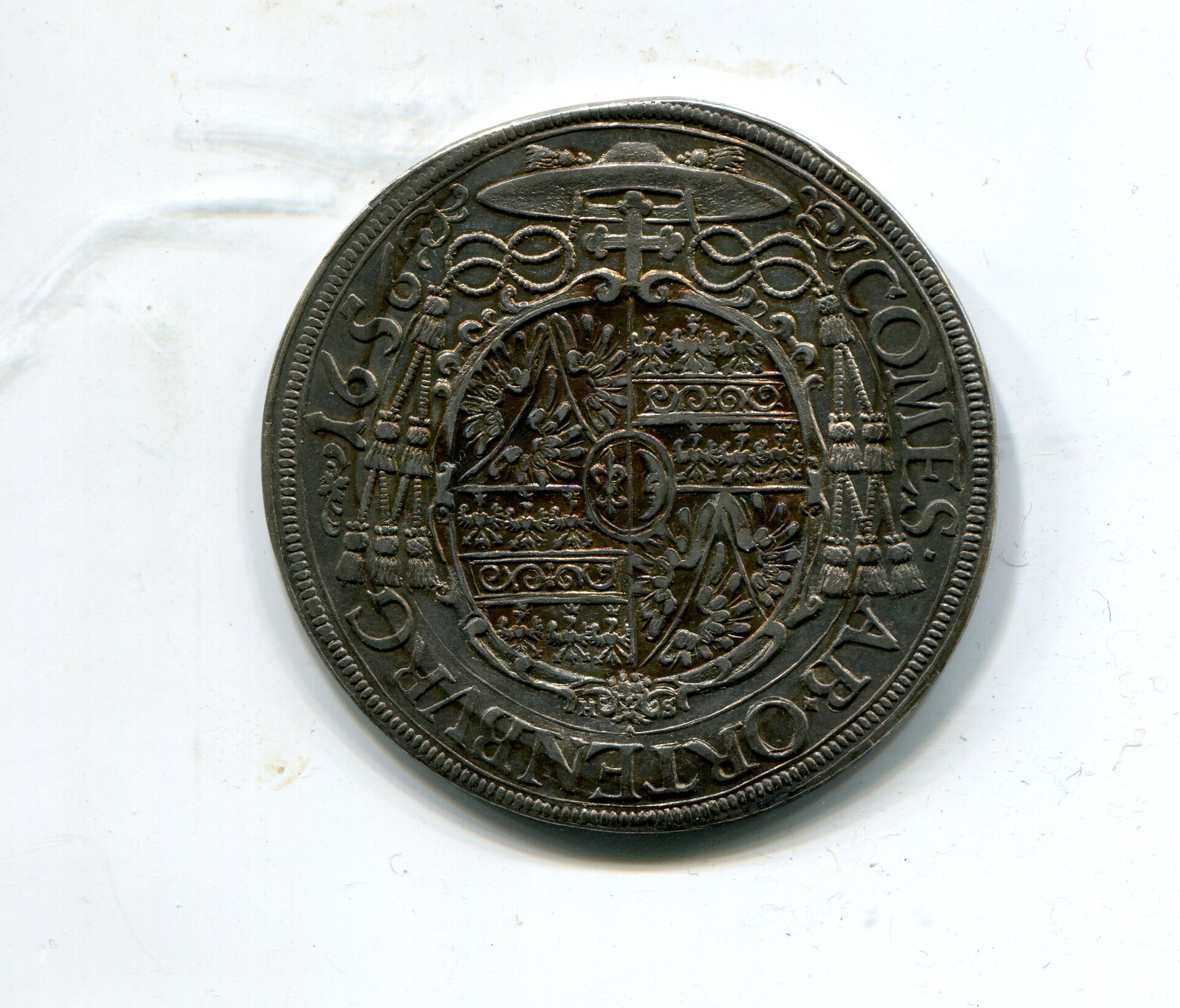 Ortenburg Chris Widmann Taler 1656 LD rev 926.jpg