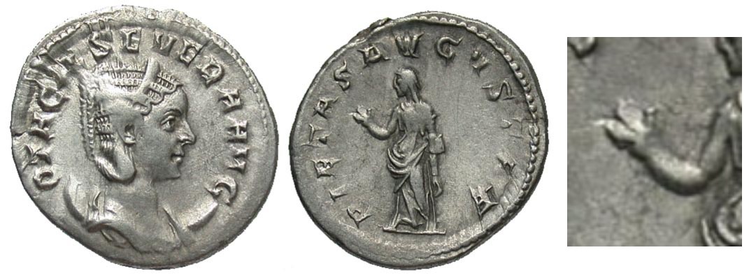 Otacilia Agora 36 AR Antoninianus PIETAS crab hands.jpg