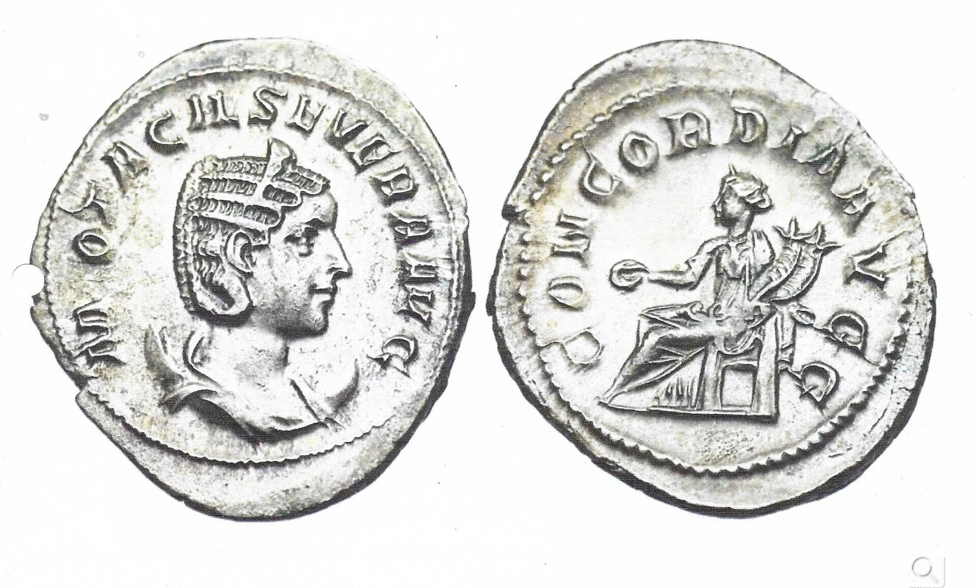 Otacilia Severa Antoninianus with Concordia reverse.jpg